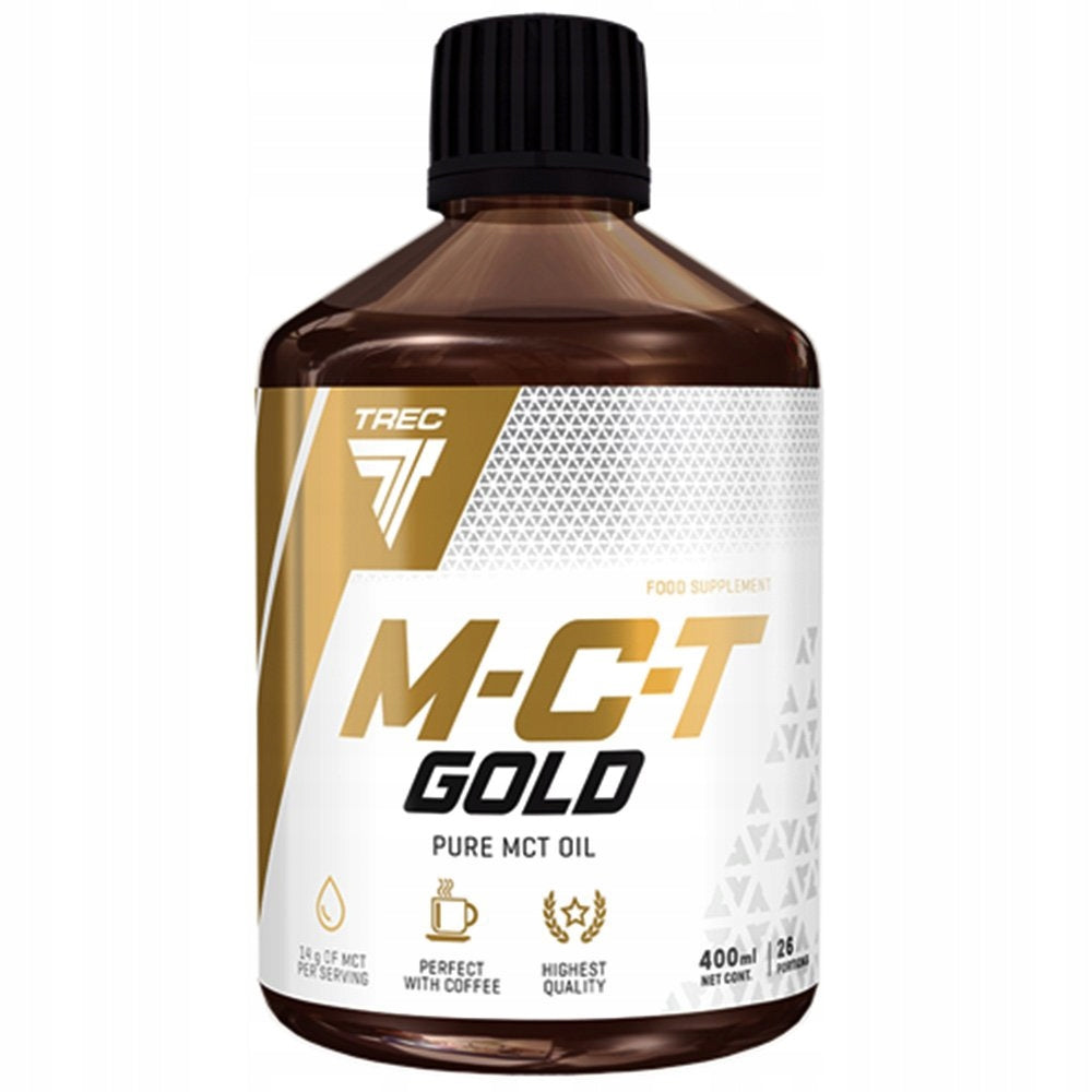 TREC OIL MCT GOLD 400 ml SUPPORTS FAT BURNING Packaging status original
