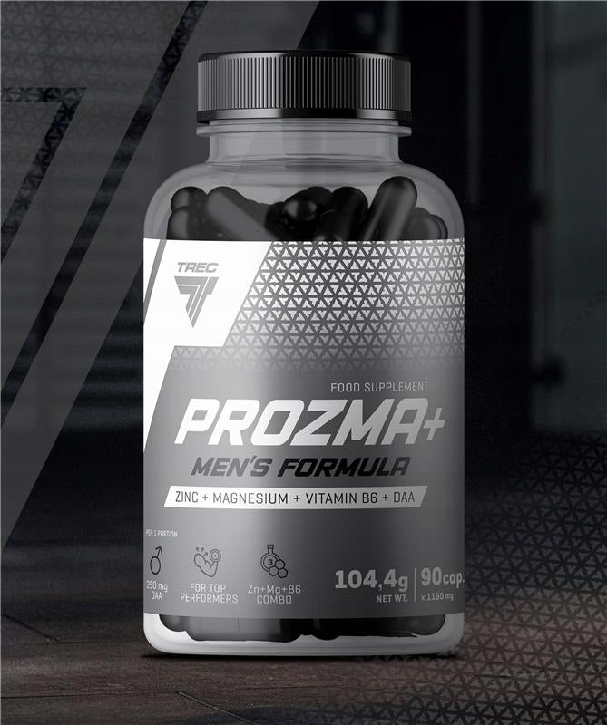 TREC PROZMA+ 90 ZMA MAGNESIUM ZINC B6 DAA BOOSTER TESTOSTERONE FOR MASCULINITY EAN (GTIN) 5902114018702