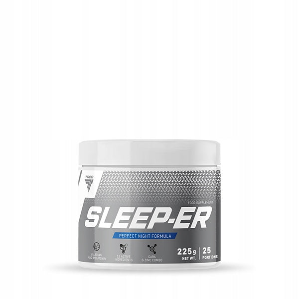 TREC SLEEP-ER contains ZINC MAGNESIUM MELATONINE VITAMIN B6 225g powder EAN (GTIN) 5902114018931
