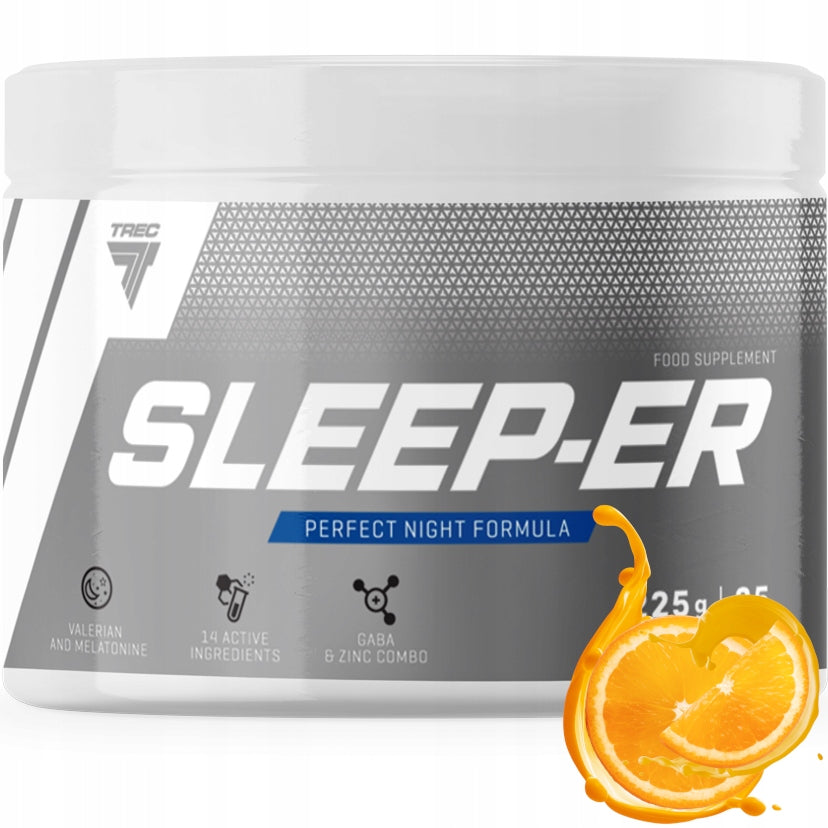 TREC SLEEP-ER contains lemon balm herb extract Melatonin Magnesium