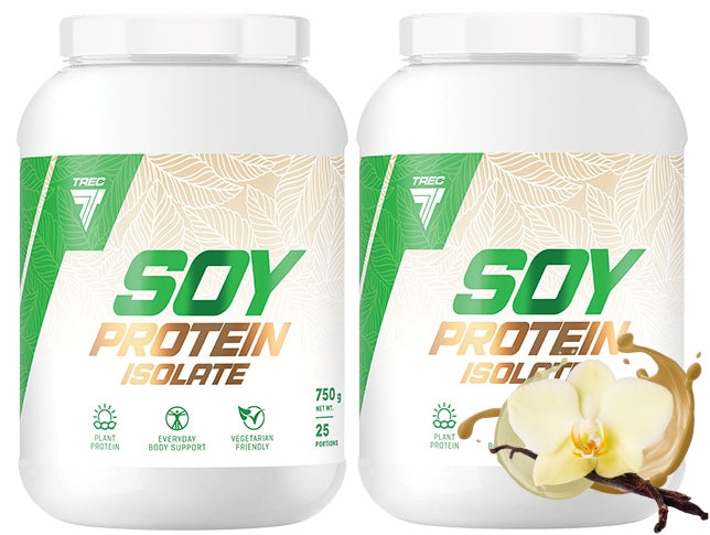 TREC SOY PROTEIN ISOLATE PROTEIN SOY VEGETARIAN PROTEIN SUPPLEMENT| 2 x 750g