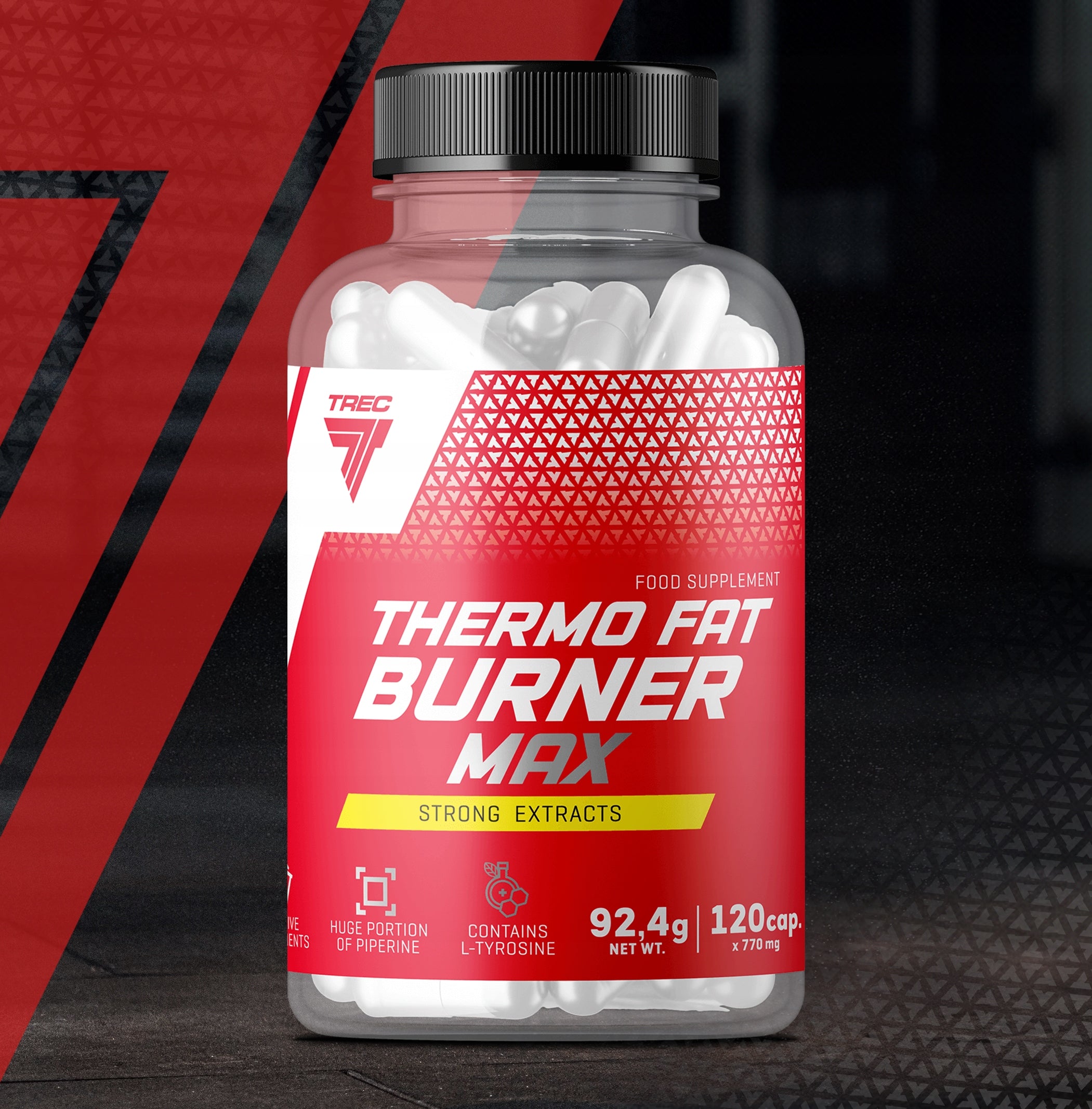 TREC THERMO FAT BURNER 120 capsules contain Chromium, Green Coffee Extract EAN (GTIN) 5902114012571