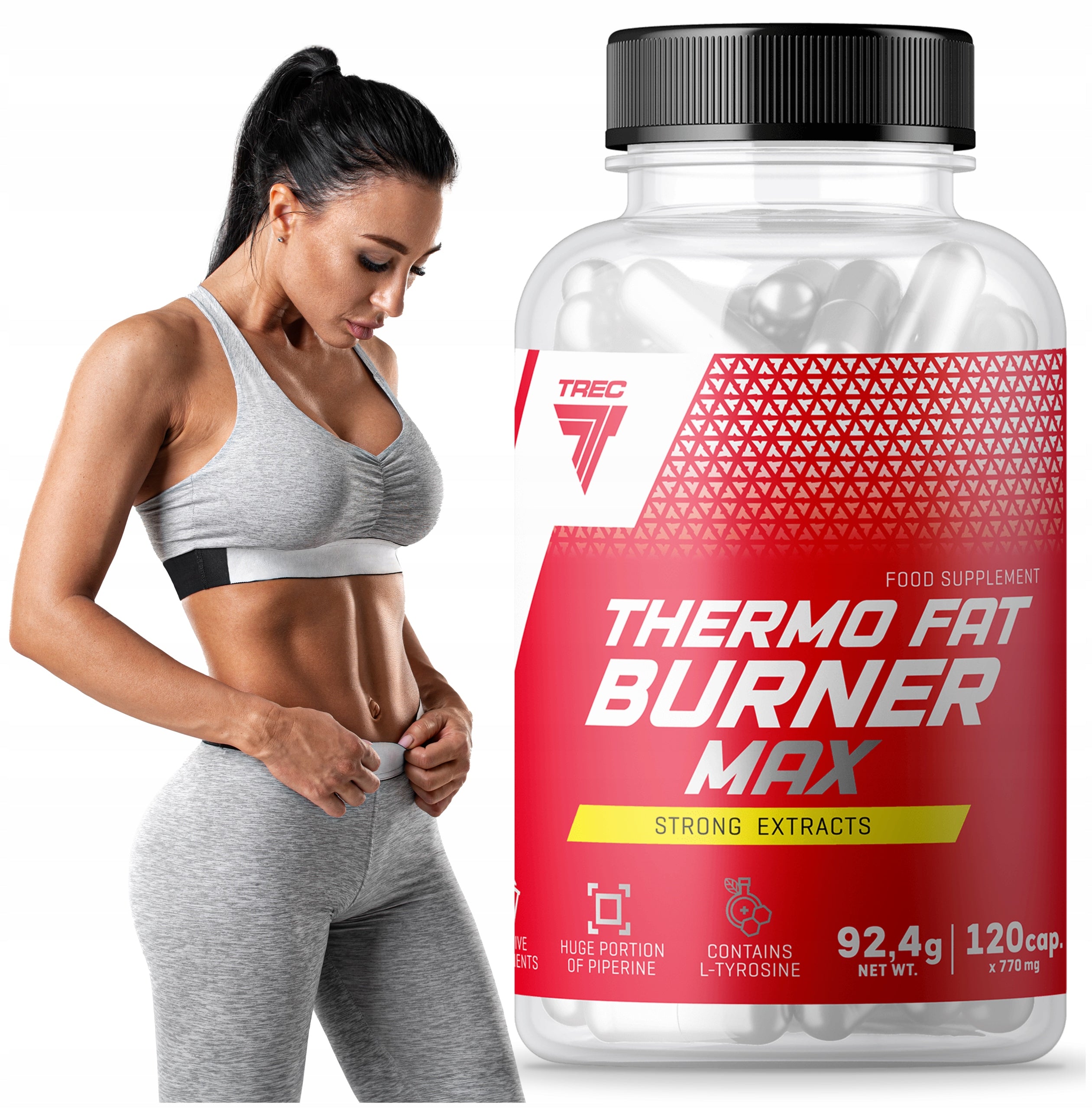 TREC THERMO FAT BURNER 120 capsules contain Chromium, Green Coffee Extract