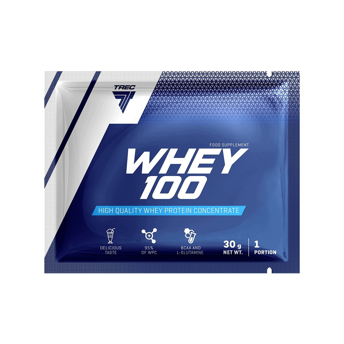 TREC WHEY 100 30g SACHET PROTEIN WPC WHEY HANDY PORTION Packaging status original