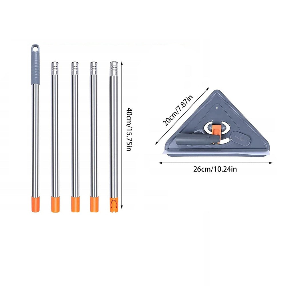 TRIANGULAR FLAT ROTARY FLOOR MOP + 6 CLOTHS Manufacturer code vcfa4