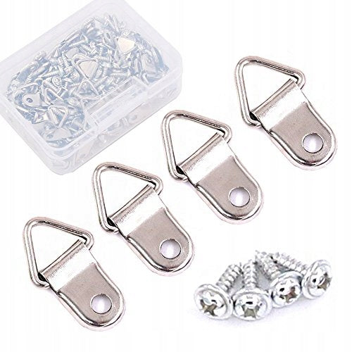 TRIANGULAR PENDANTS FOR FRAME PAINTINGS 110 PCS METAL FOR WEDding WALL Brand no brand