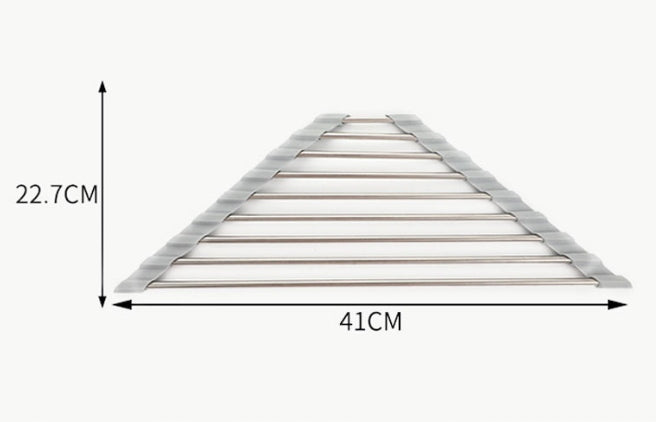 TRIANGULAR SILICONE DRAINER FOR SINK 2 PIECES Brand Perfectlife