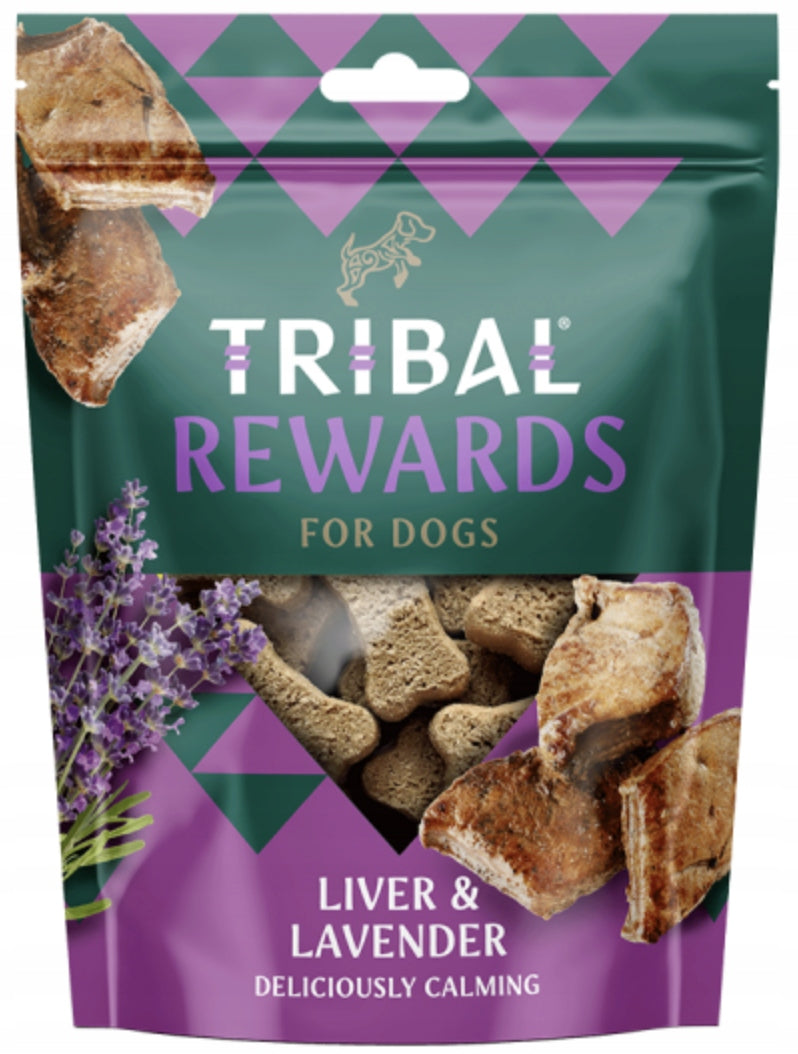 TRIBAL LIVER LAVENDER 125G DOG BISCUITS