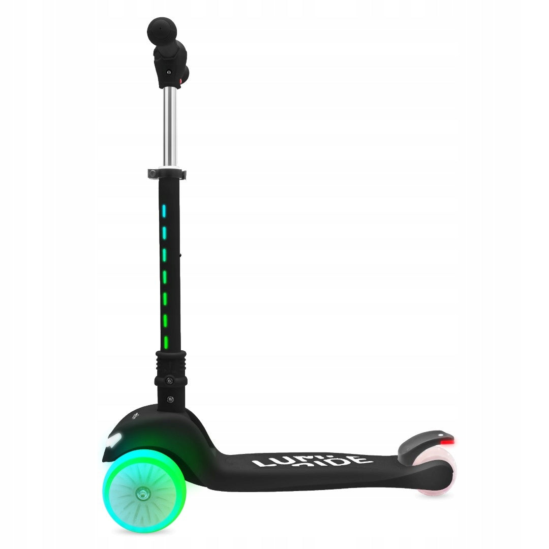 TRICYCLE BALANCE SCOOTER Foldable Adjustable LED 7 Colors Lumi Ride Brake yes