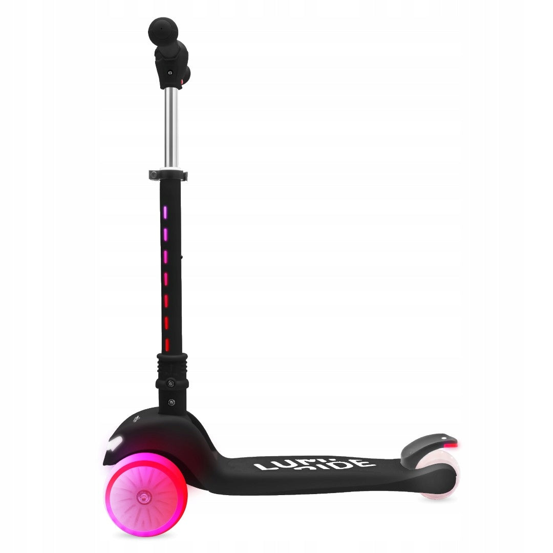 TRICYCLE BALANCE SCOOTER Foldable Adjustable LED 7 Colors Lumi Ride Kind tri-wheeled