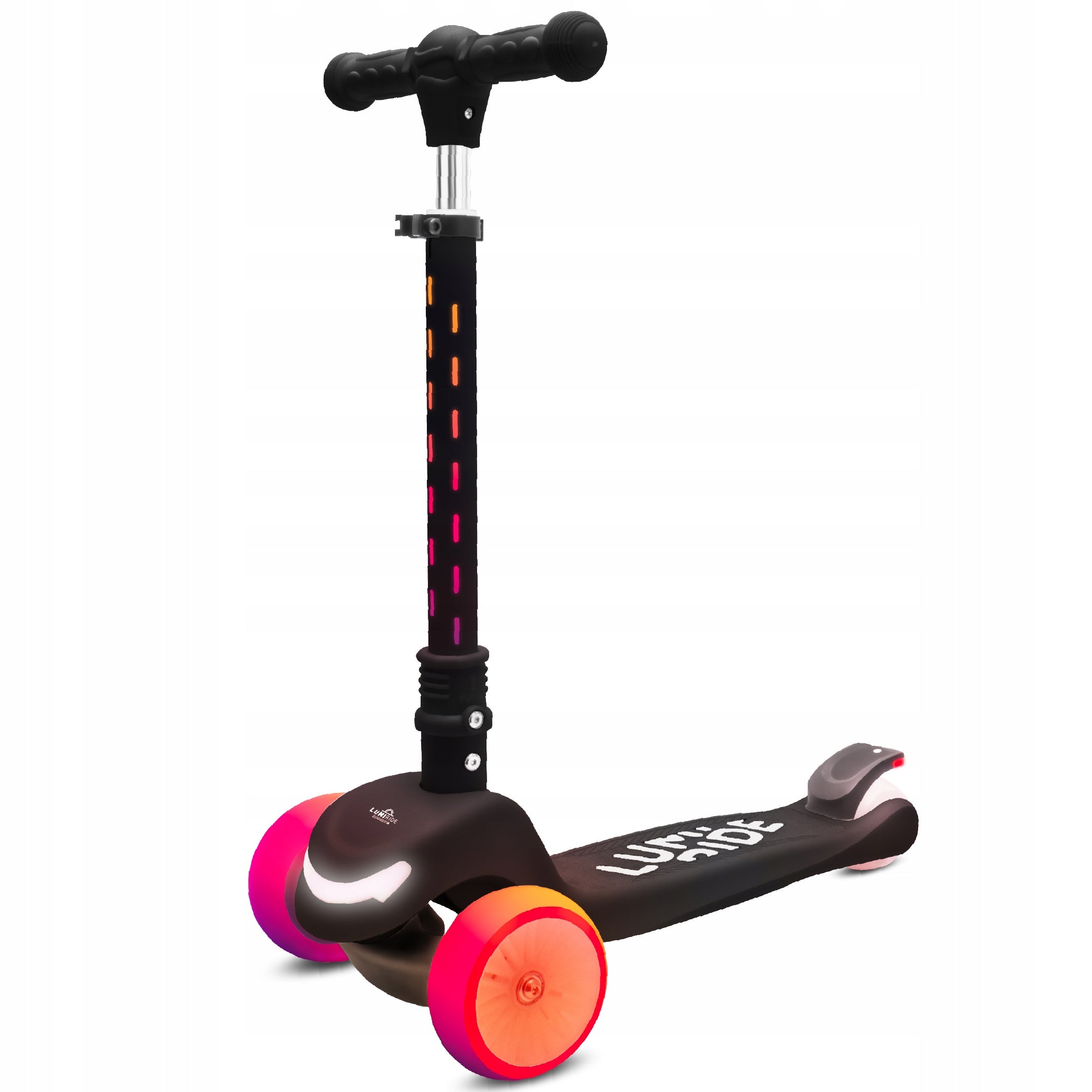 TRICYCLE BALANCE SCOOTER Foldable Adjustable LED 7 Colors Lumi Ride