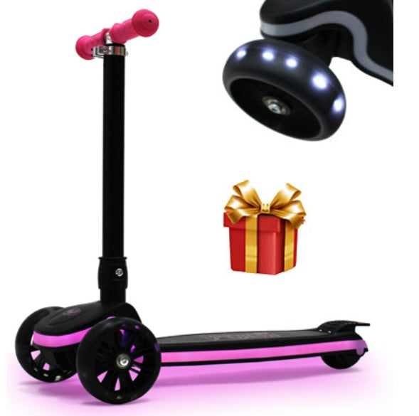 TRICYCLE SCOOTER FOR CHILDREN STARTBABY FLASH NEON LED 50kg BALANCE