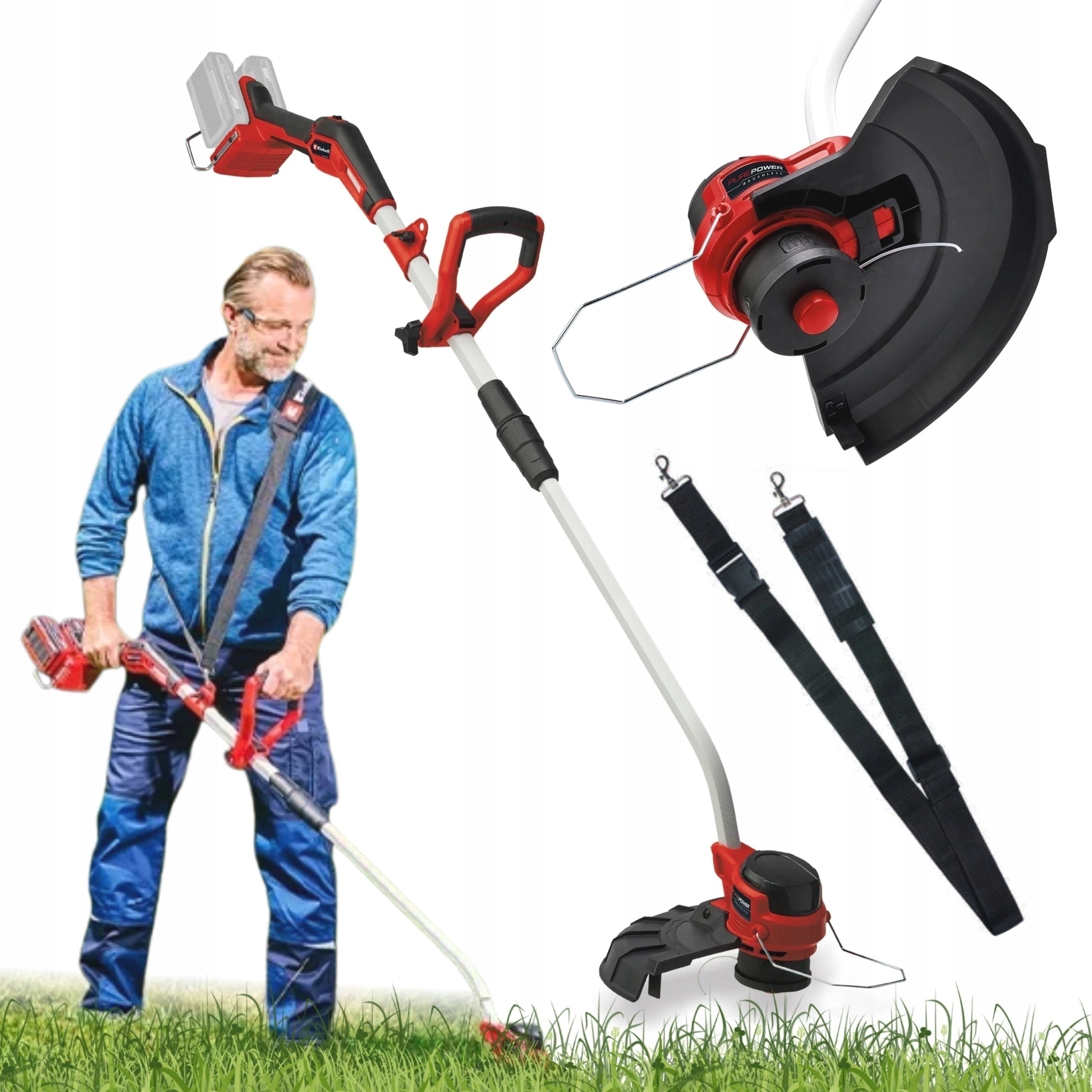 TRIMMER 35cm CORDLESS 2x18V GP-CT 36/35 Li Solo EINHELL