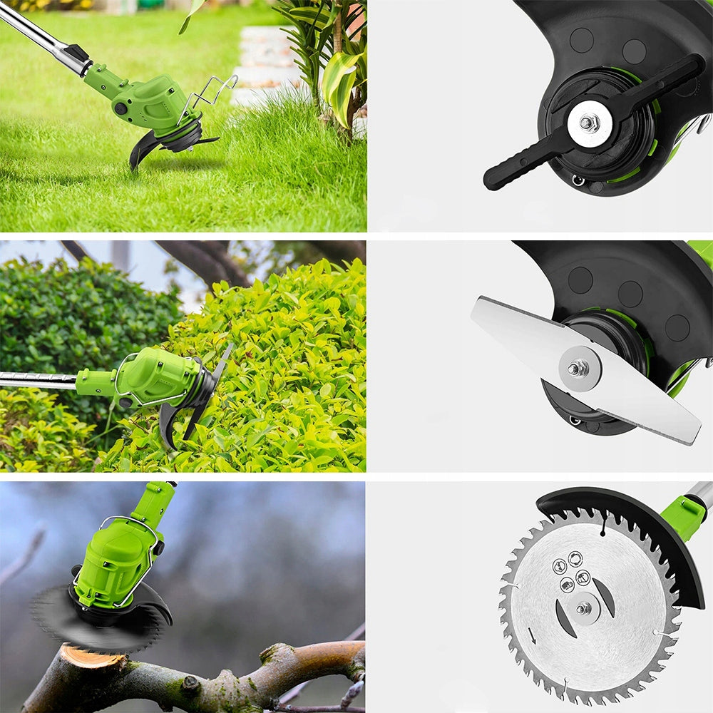 TRIMMER ADJUSTABLE CORDLESS GARDEN GRASS BRUSH CUTTER 21V 2XAKU Model 58G030