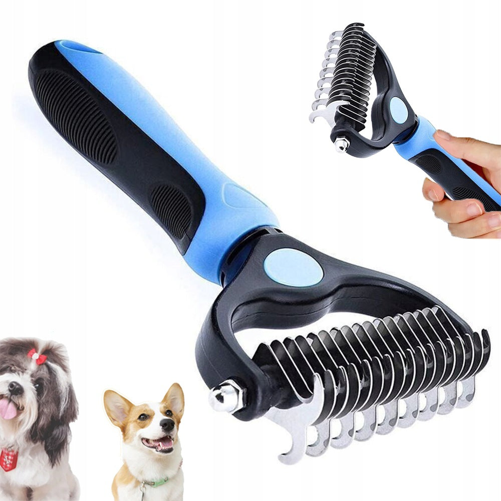 TRIMMER CARDED COMB KNOT BRUSH REMOVES DEAD CAT DOG HAIR