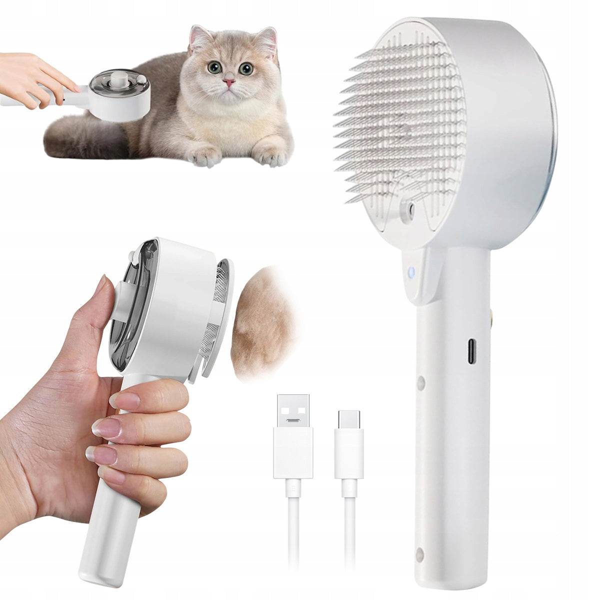 TRIMMER CAT BRUSH DOG ANIMALS ELECTRIC FOR STEAM HAIR