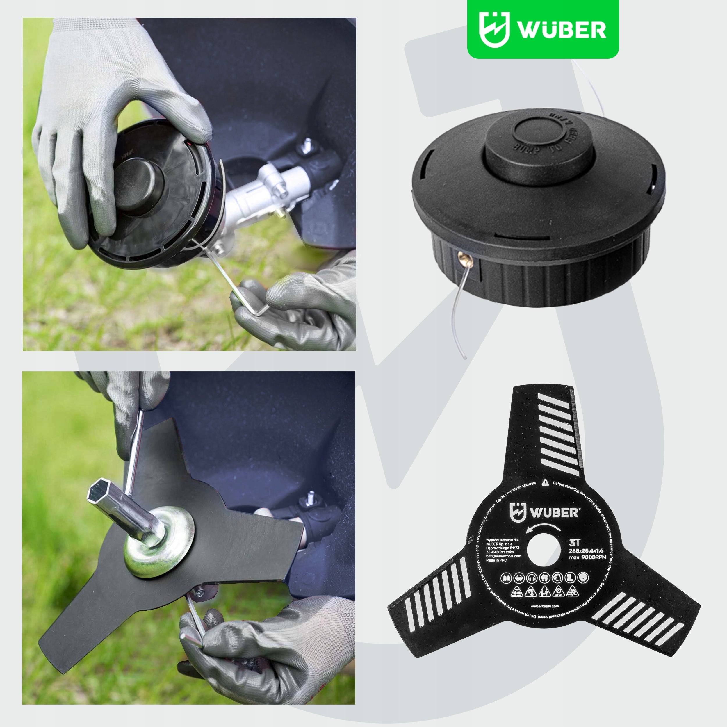 TRIMMER ELECTRIC GRASS SCYTHE BRUSH CUTTER + HEAD LINE BLADE Tool weight 5.3 kg