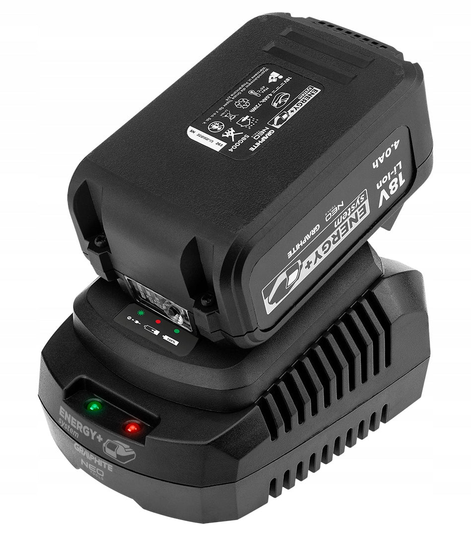 TRIMMER GRAPHITE + 2x BATTERY 4 AH + CHARGER Batteries included yes