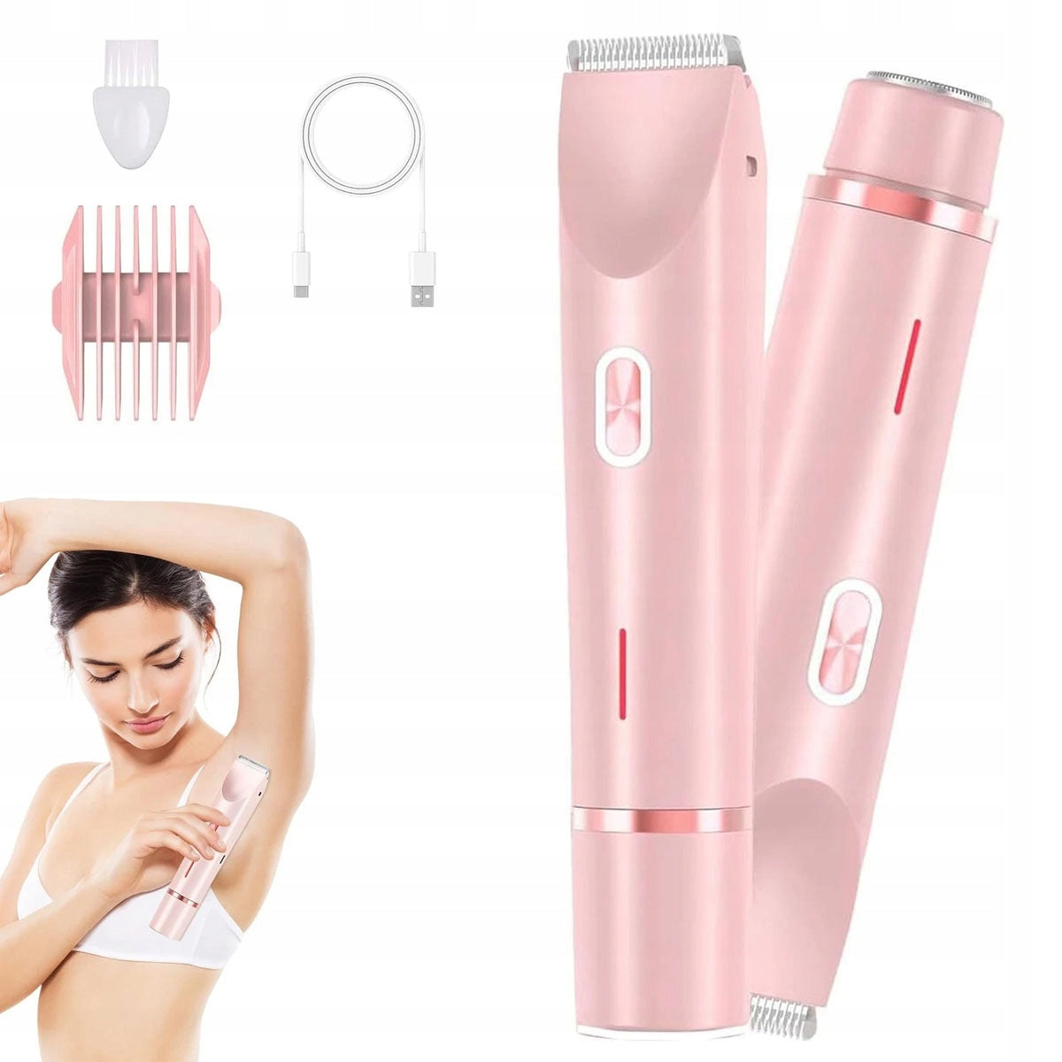 TRIMMER RAZOR SHAVER FOR SHAVING BODY HAIR WET DRY