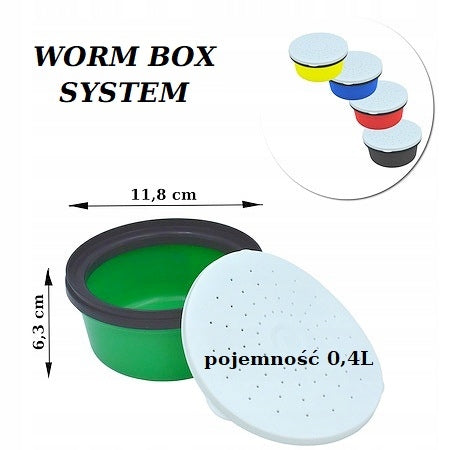 TRIPLE BASE FOR CONTAINERS ANPLAST WORM BOX - BAIT BOX SYSTEM Kind box