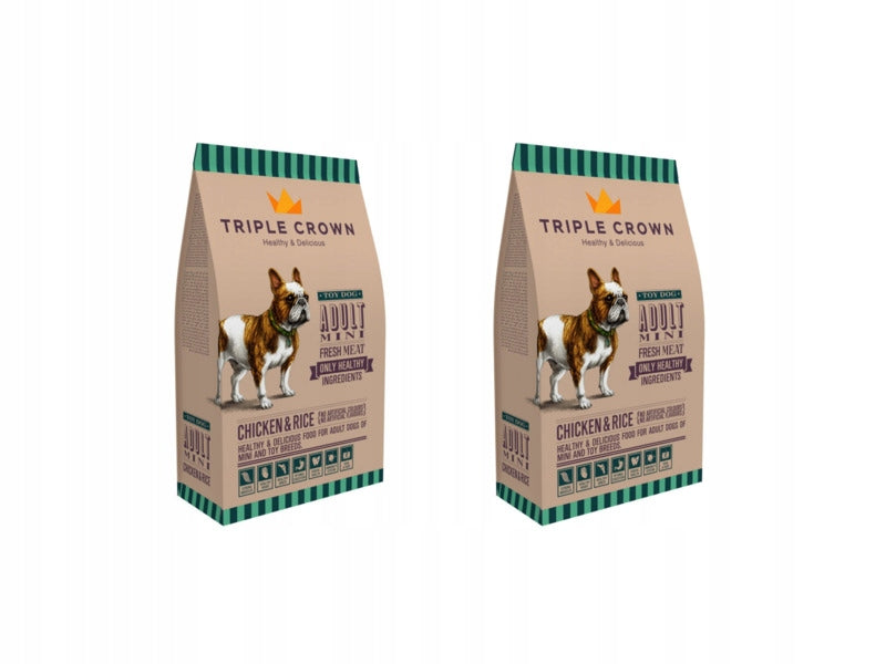 TRIPLE CROWN Toy Dog Food 2 x 8 kg