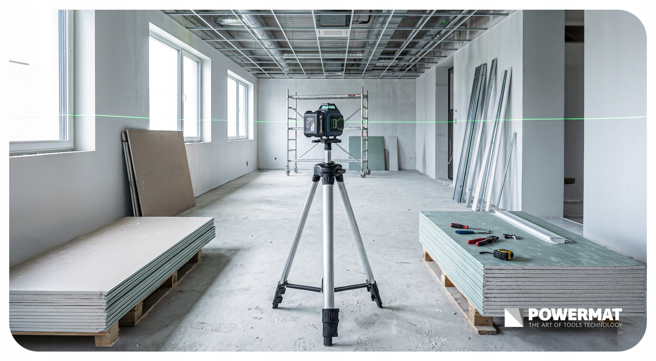 TRIPOD FOR LASER LEVEL TRIPOD FOR LASER TRIPOD 52-150CM THREAD 5/8" Product weight with unit packaging 0.9 kg
