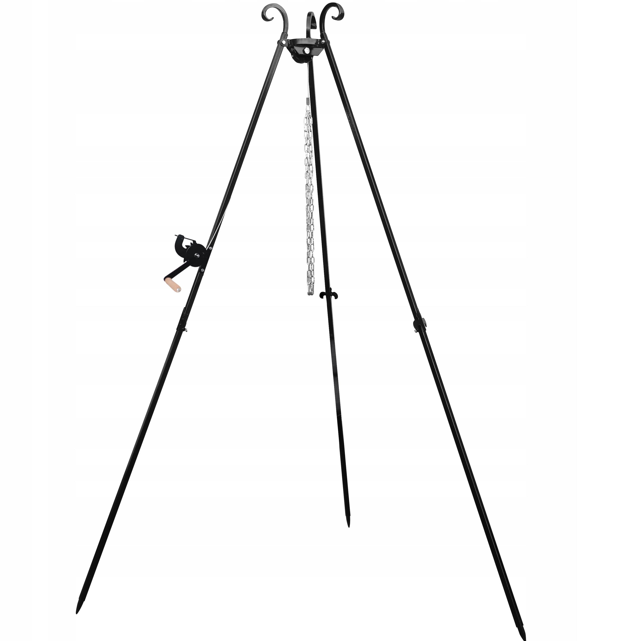 TRIPOD GRILL 193 CM GARDEN FOCAL GRATE 60 GRATE OVER FIREPLACE HANGING Manufacturer code grill 60 trójnóg 193