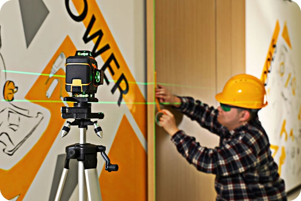 TRIPOD MINI TRIPOD ROTARY BASE FOR LASER LEVEL LASER DEKO Product height 14 cm