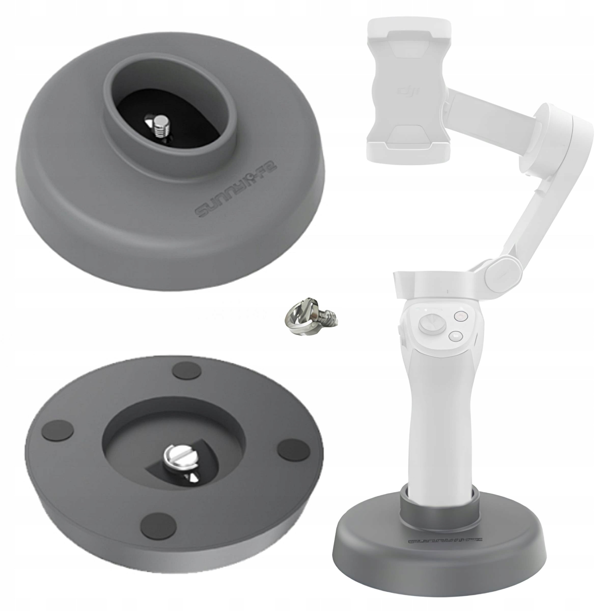 TRIPOD STAND FOR GIMBAL DJI OSMO MOBILE 3 WITH SCREW 1/4" GREY