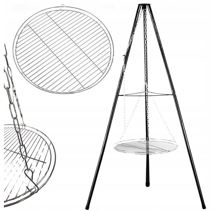 TRIPOD WITH GRATE GARDEN GRILL FOR FIREPLACES 50cm 150cm FIRES 1 Manufacturer code 355
