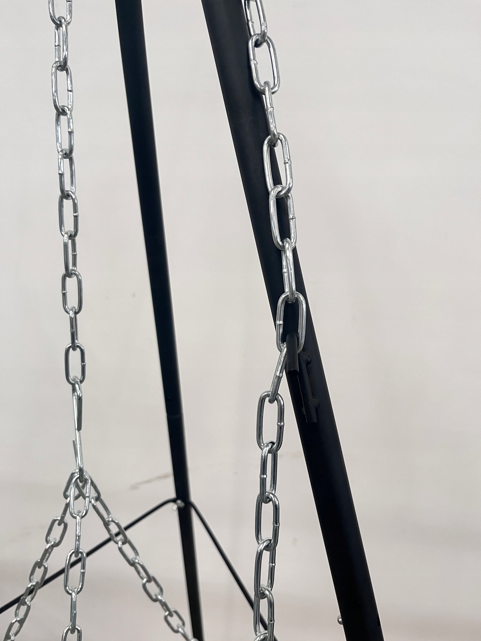 TRIPOD WITH GRATE GARDEN GRILL FOR HEARTHS 60cm 150cm FIREPLACES hanging Grill height 150 cm