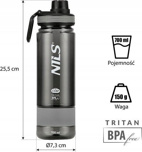 TRITAN BOTTLE NILS CAMP 700ml 0,7 L Kind water bottle