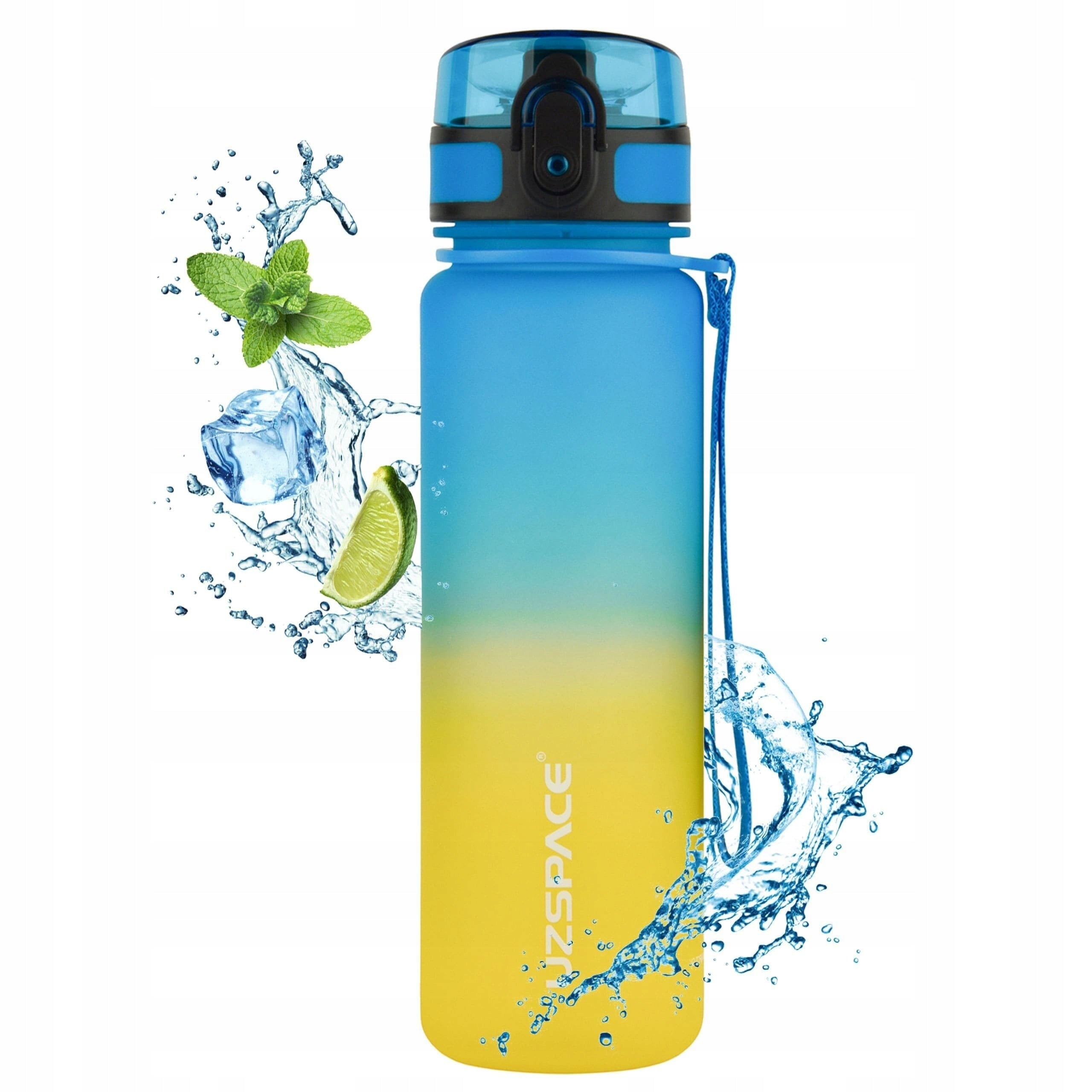 TRITAN WATER BOTTLE WITH MEASURING CUP 500ml WATER BOTTLE for gym, workout