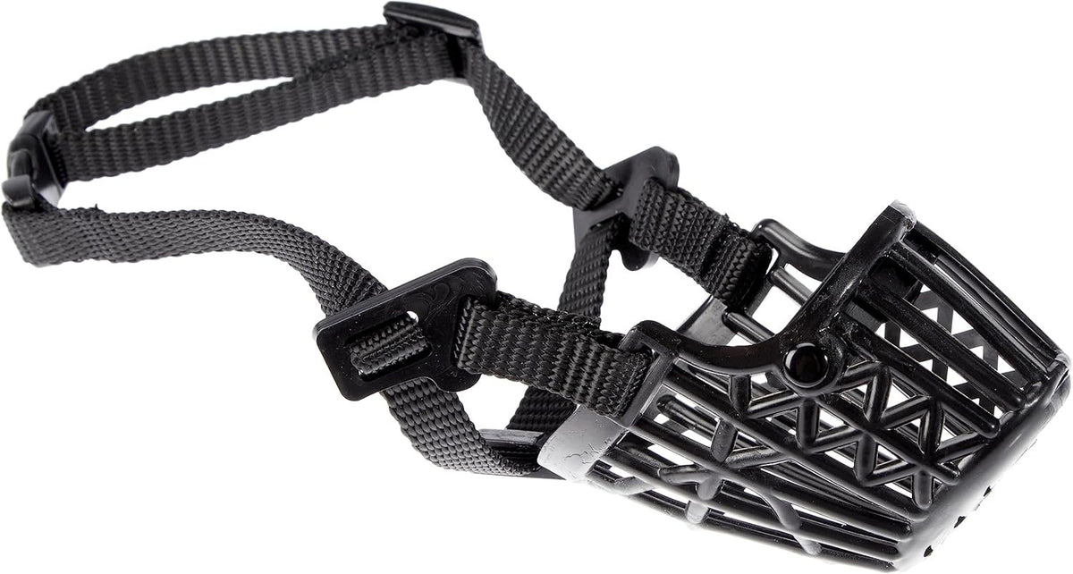 TRIXIE 17601 MUZZLE, PLASTIC, XS, BLACK