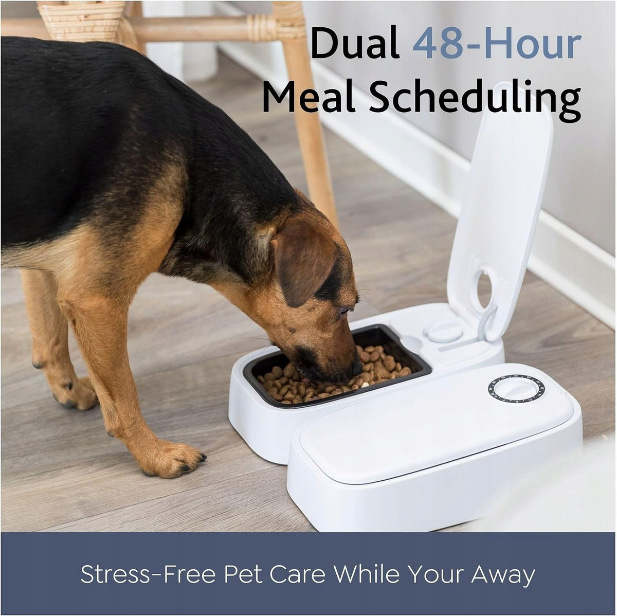TRIXIE 24372 AUTOMATIC BOWL 2X300ML TIMER 48H WET FOOD Packaging status original