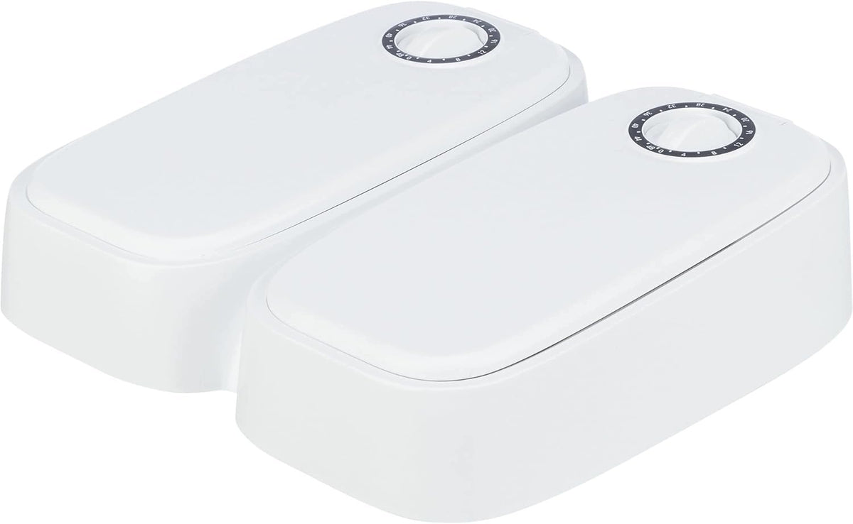 TRIXIE 24372 AUTOMATIC BOWL 2X300ML TIMER 48H WET FOOD