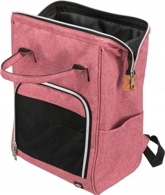 TRIXIE Ava Backpack bag cat dog travel carrier up to 10kg red Product height 42 cm