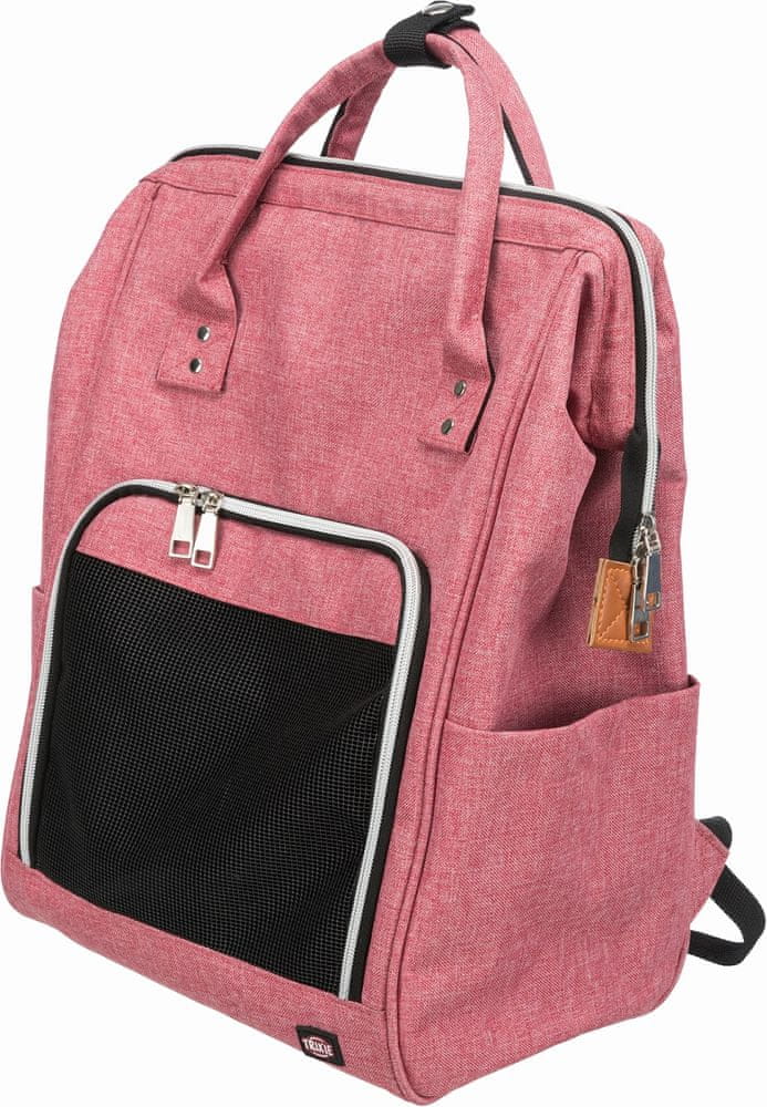 TRIXIE Ava Backpack bag cat dog travel carrier up to 10kg red