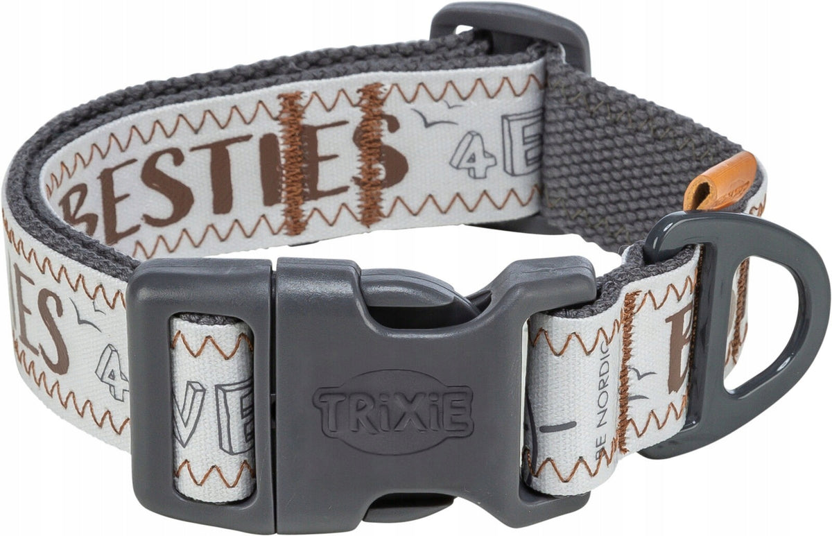 TRIXIE BE NORDIC Collar, extra wide S/M - grey