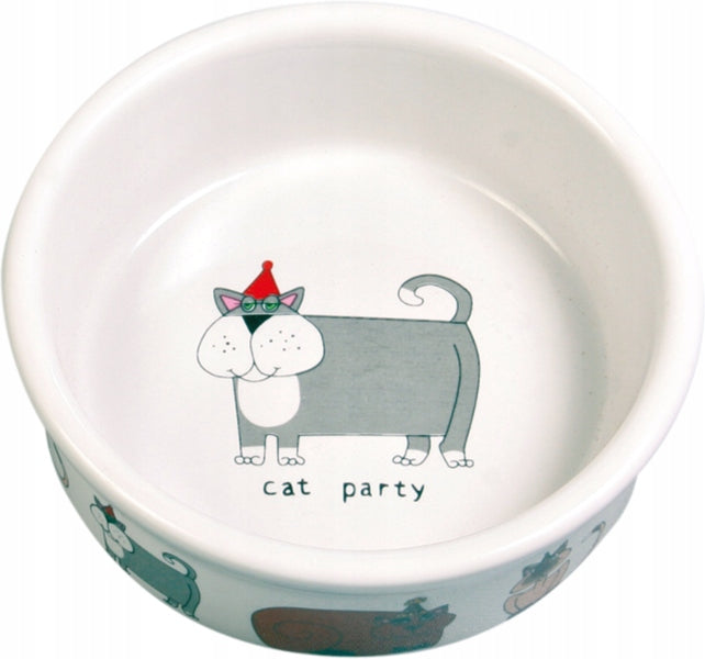 TRIXIE Ceramic Cat Water Bowl Food 200 ml