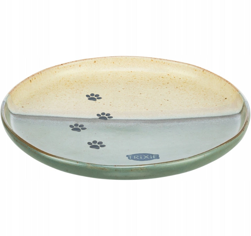 TRIXIE Ceramic bowl low plate cat plate kittens persa 16cm 150ml