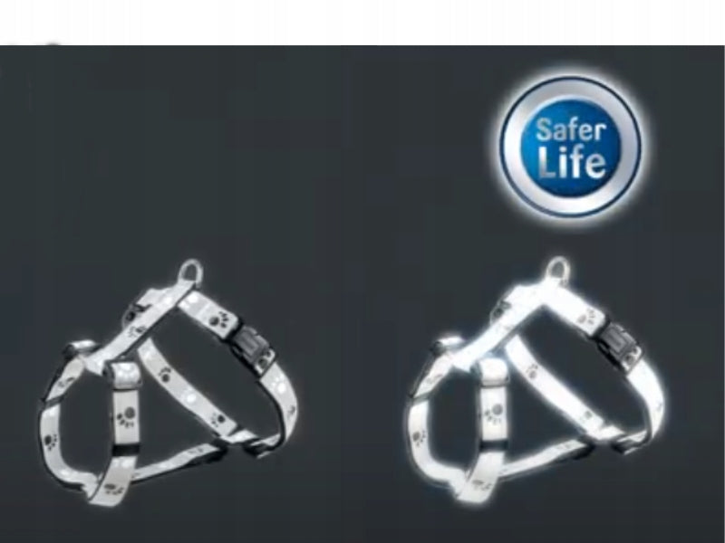 TRIXIE Silver Dog Harness Adjustable Pressure-Free Reflective 52-75cm M-L Manufacturer code TX-12233