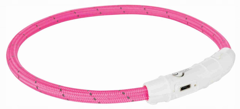 TRIXIE USB Ring with Flash - Pink M-L
