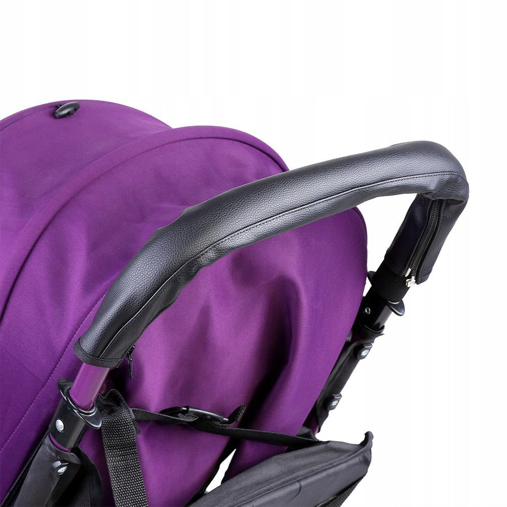 TROLLEY HANDLE HEM NATURAL LEATHER COVER FOR STROLLER HANDLE 53X12CM