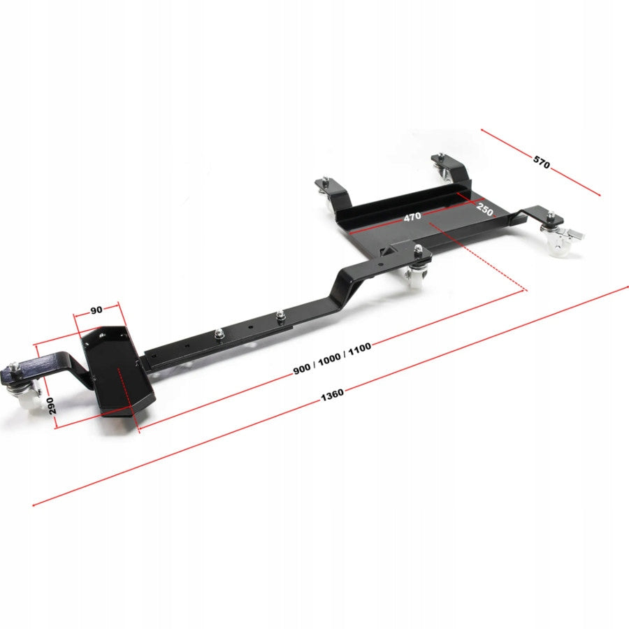 TROLLEY MOTORCYCLE STAND MANOEUVRING PLATFORM FOR MOTORCYCLES ON THE FOOT Manufacturer code FX03433