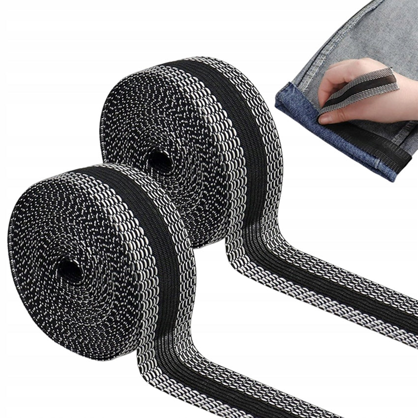 TROUSER ROLL-UP TAPE SHORTENING PANTS REPAIR 25 mm 1 m 2 PCS