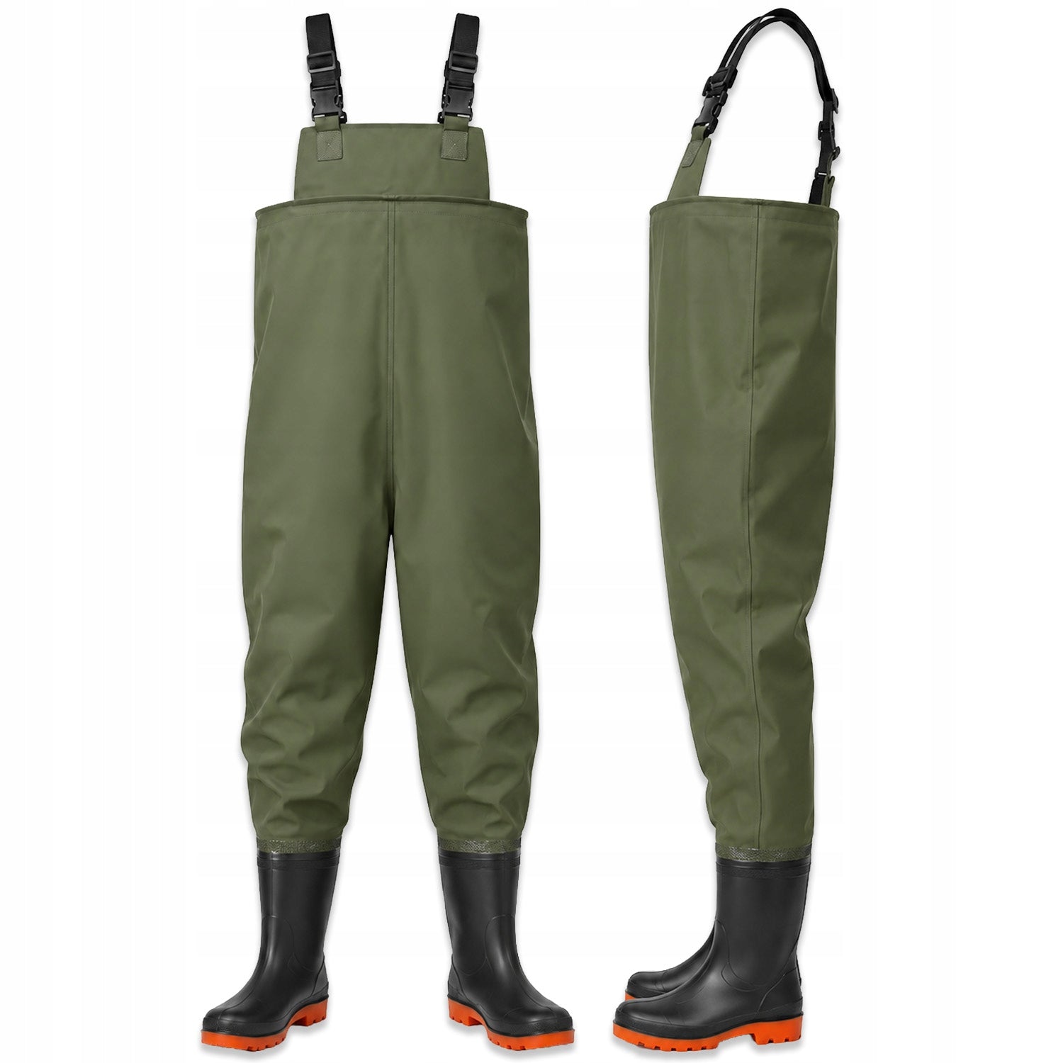 TROUSERS FISHING WADERS FISHING RUBBER TROUSERS WATERPROOF R. 45 Model WODERY WĘDKARSKIE BUTY ROZMIAR 45 WYGODNE