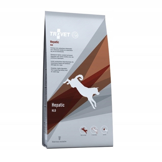 TROVET Hepatic HLD with chicken - dry dog food - 3 kg