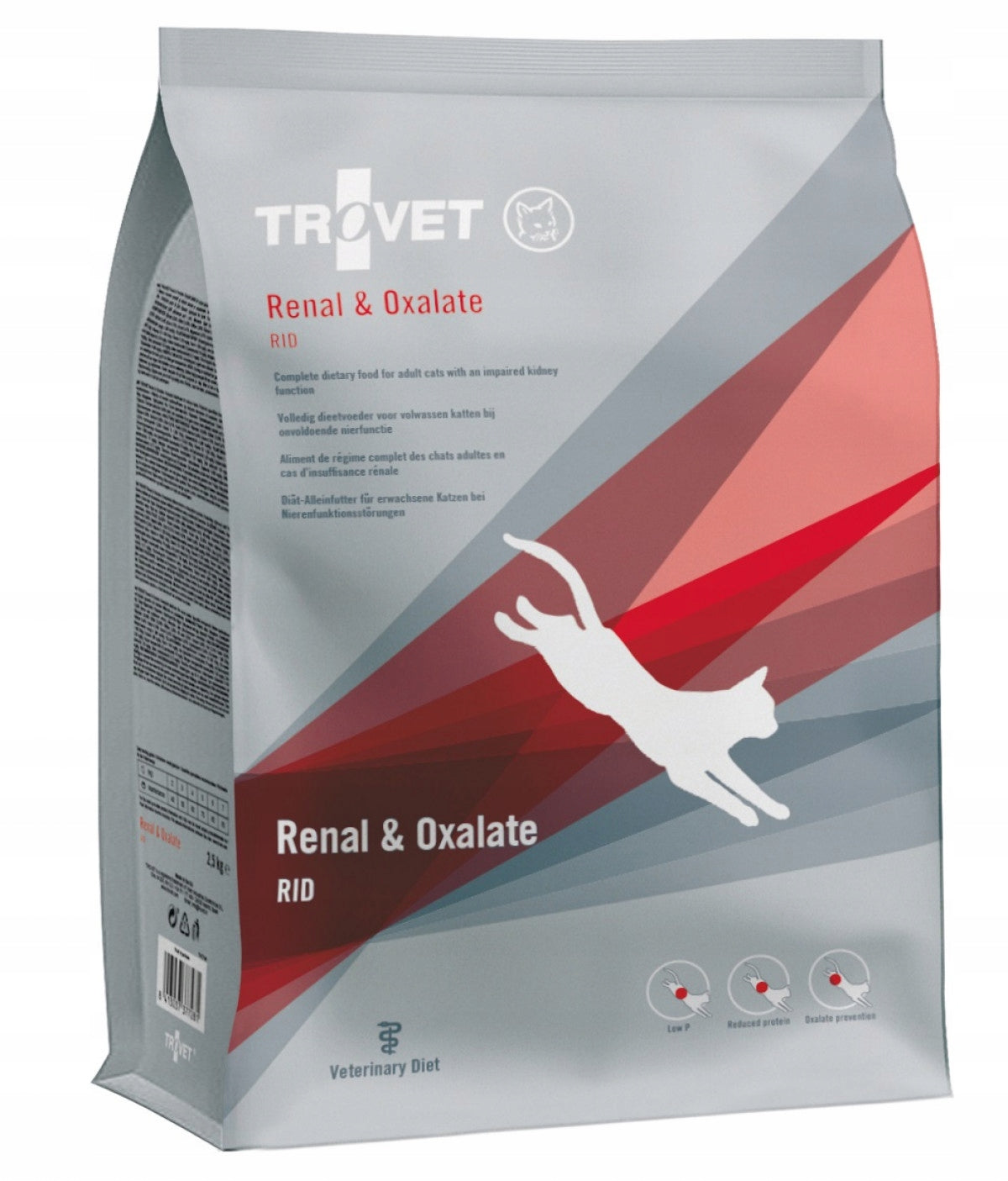 TROVET RID Renal and Oxalate Cat dry cat food 2.5 kg