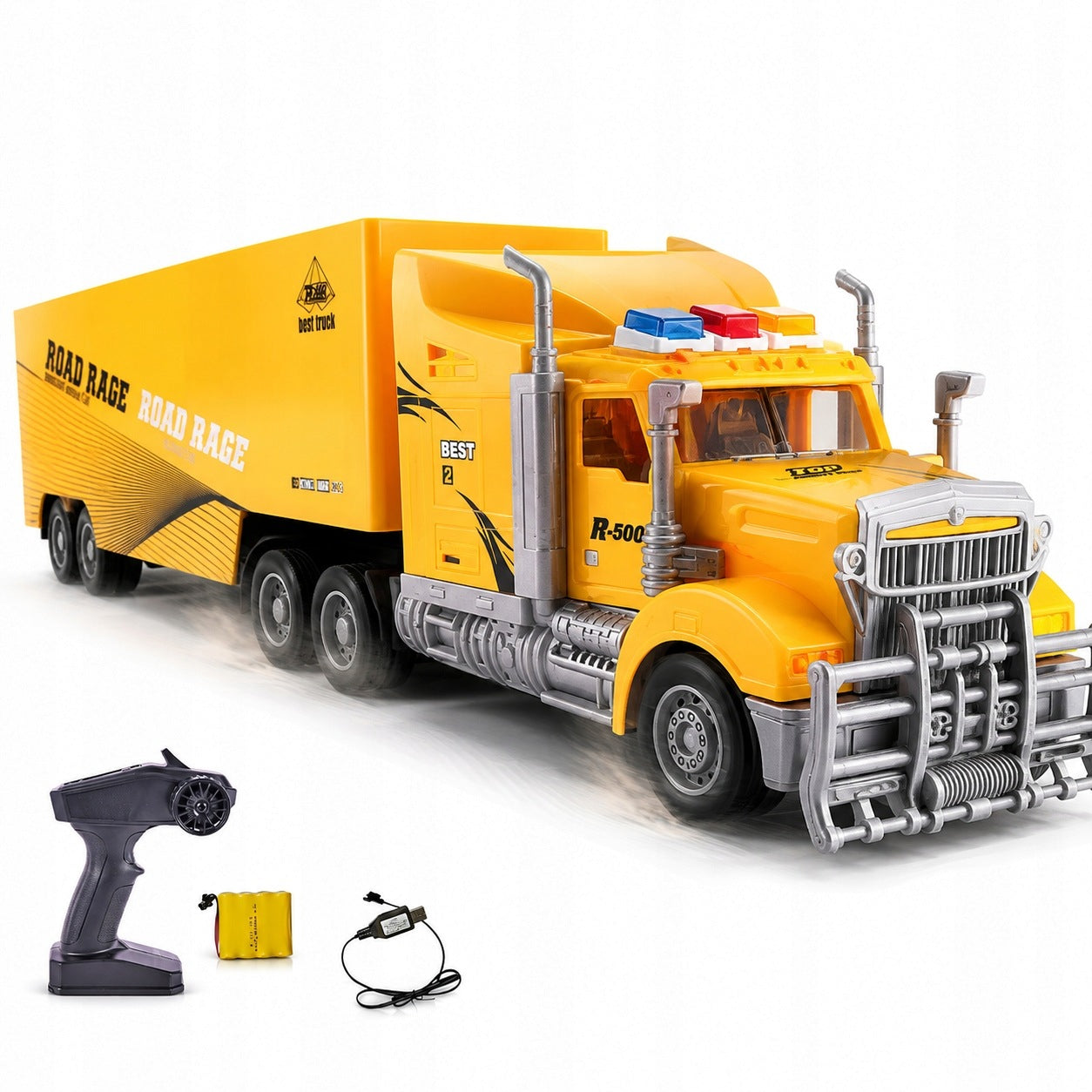 TRUCK TIR RC REMOTE CONTROLLED TOW TRUCK DETACHABLE SEMI-TRAILER PILOT LIGHT Brand ProNice